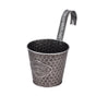Metal Wall Planter Vertical Ribbed Design Wall Mount Flower Pot V1294-YM0512-221028TW14-1