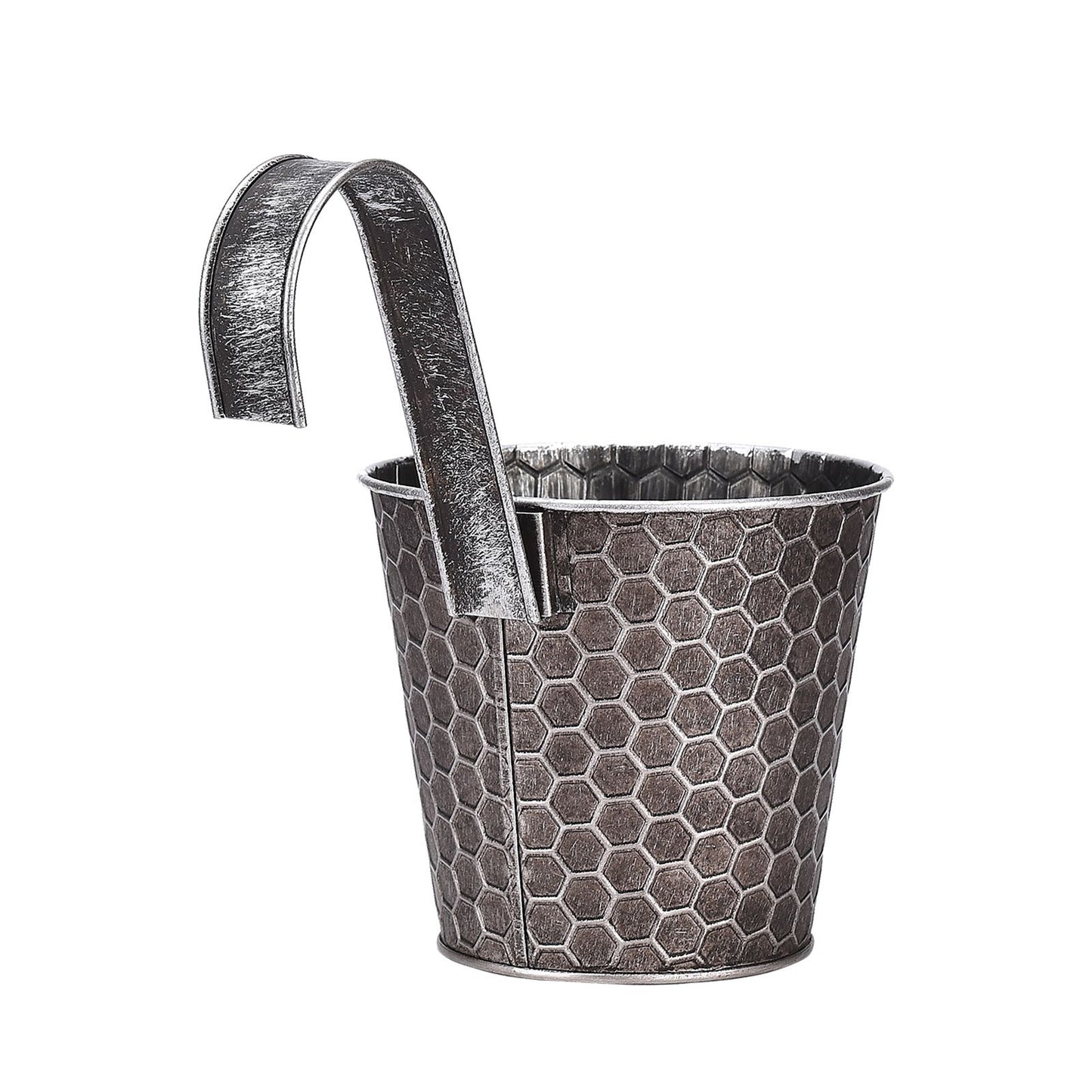 Metal Wall Planter Vertical Ribbed Design Wall Mount Flower Pot V1294-YM0512-221028TW14-1