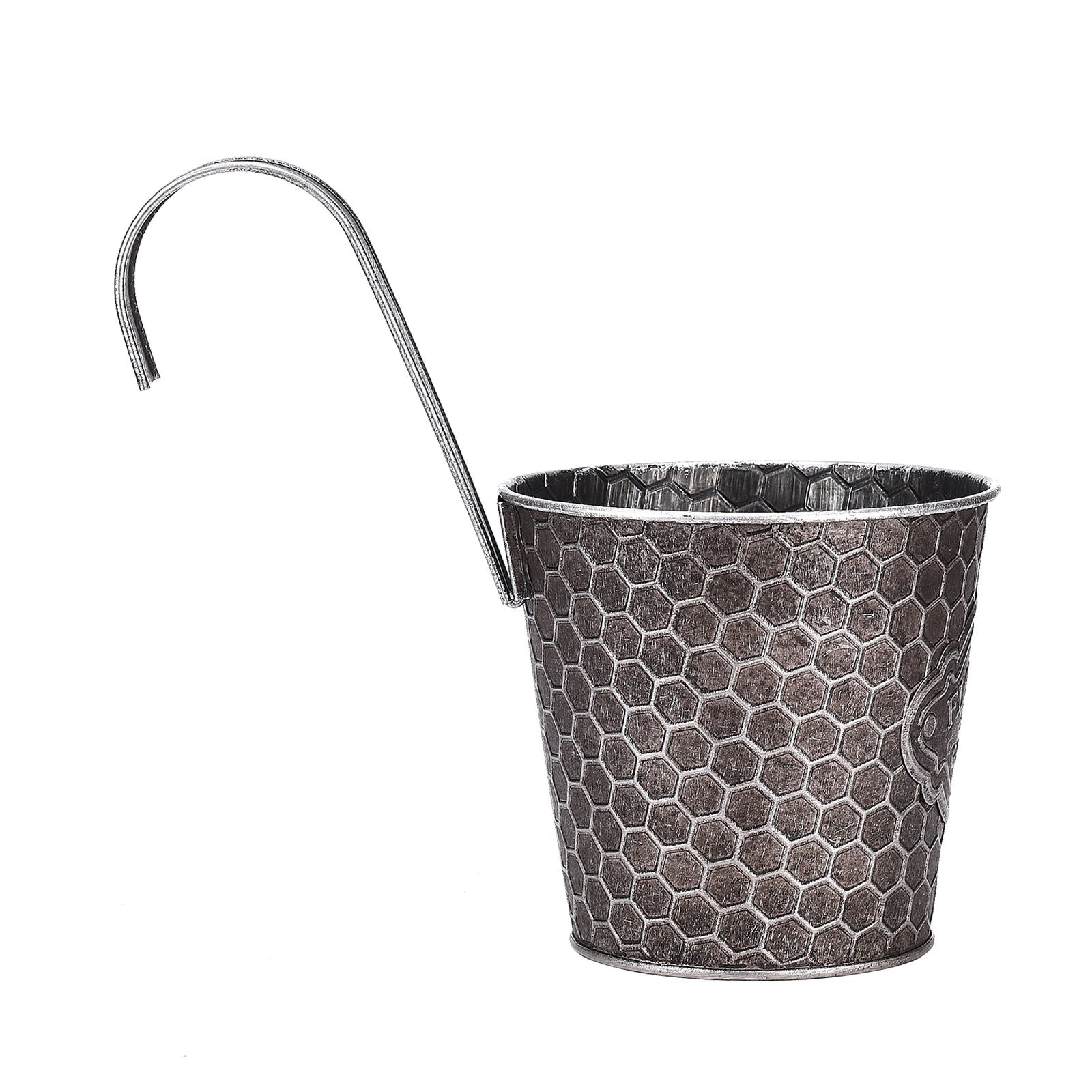 Metal Wall Planter Vertical Ribbed Design Wall Mount Flower Pot V1294-YM0512-221028TW14-1