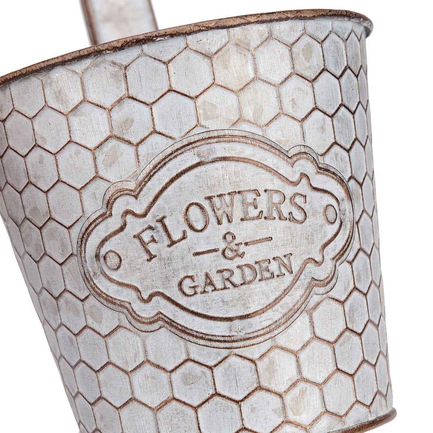 Metal Wall Planter Vertical Ribbed Design Wall Mount Flower Pot V1294-YM0512-221028TW14-1