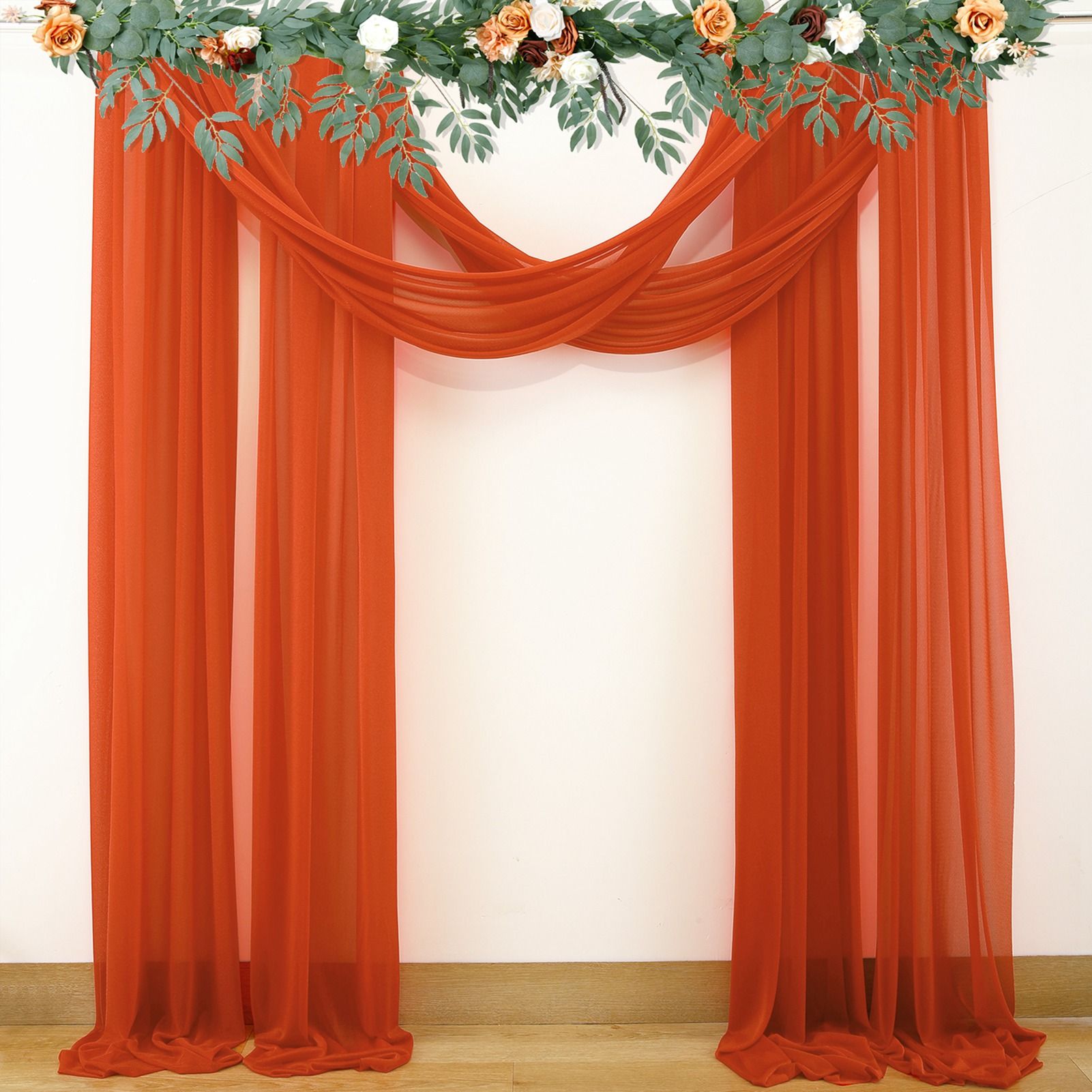 Wedding Arch Chiffon Fabric Drapery Wedding Drapery Arch Decoration Wedding Decor V1294-YM0512-221102YF34-1