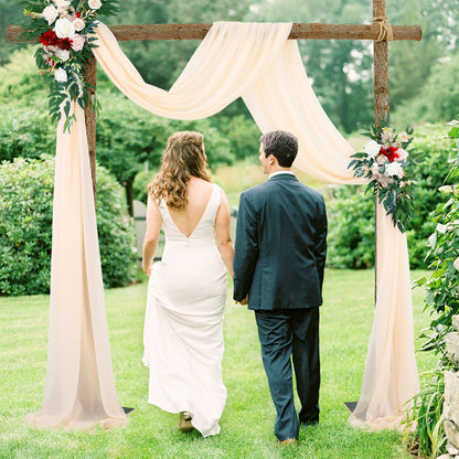 Wedding Arch Chiffon Fabric Drapery Wedding Drapery Arch Decoration Wedding Decor V1294-YM0512-221102YF34-1