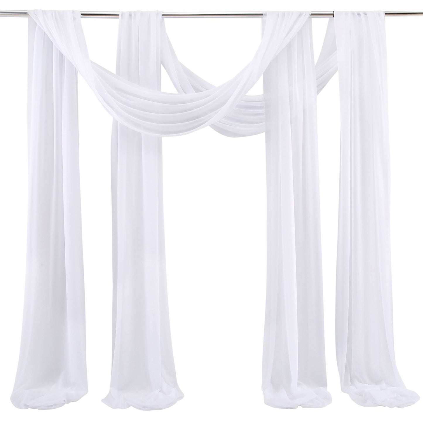 Wedding Arch Chiffon Fabric Drapery Wedding Drapery Arch Decoration Wedding Decor V1294-YM0512-221102YF34-2