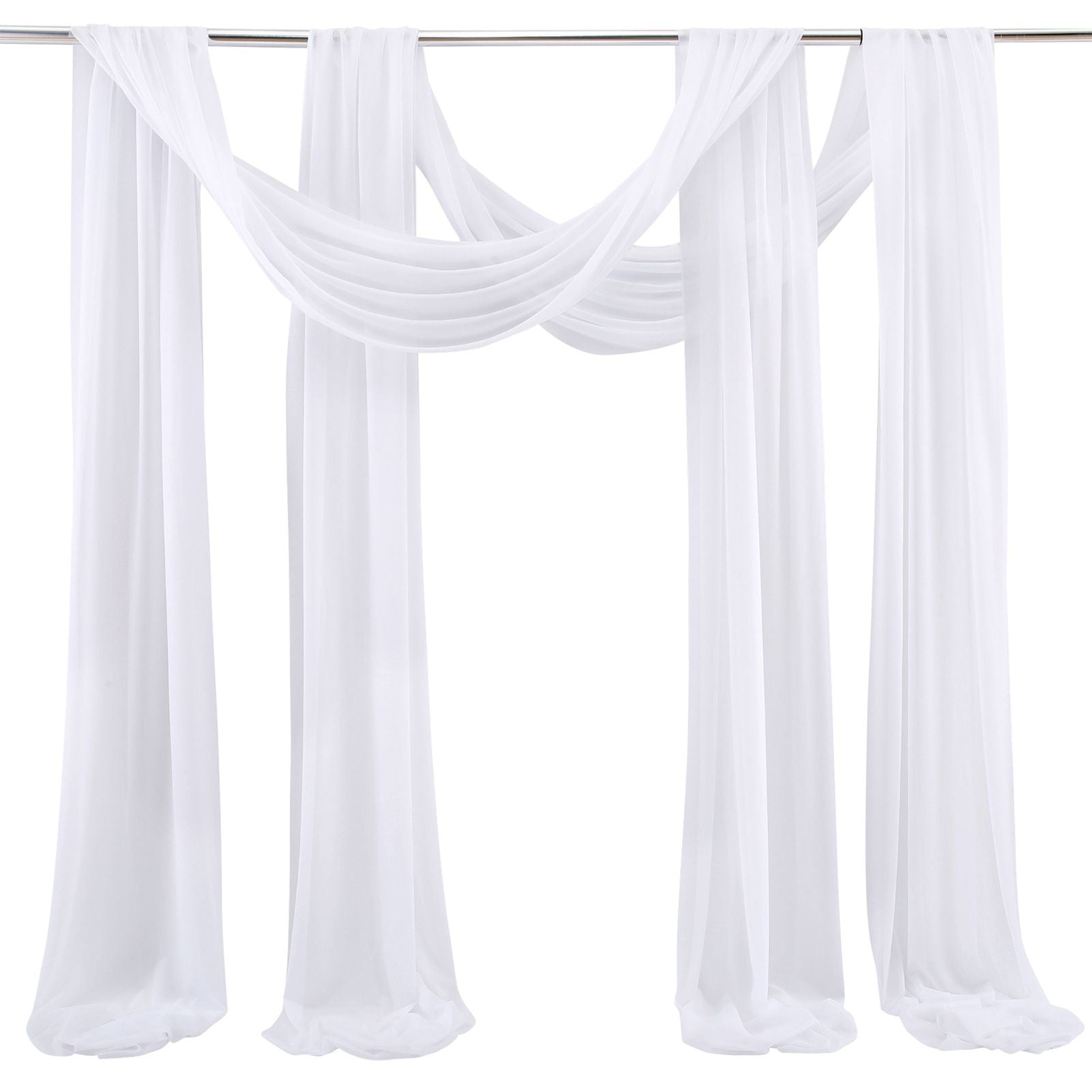 Wedding Arch Chiffon Fabric Drapery Wedding Drapery Arch Decoration Wedding Decor V1294-YM0512-221102YF34-2