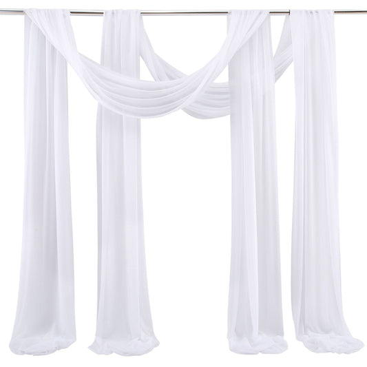 Wedding Arch Chiffon Fabric Drapery Wedding Drapery Arch Decoration Wedding Decor V1294-YM0512-221102YF34-2
