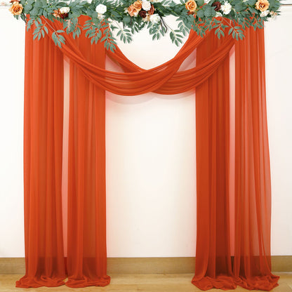 Wedding Arch Chiffon Fabric Drapery Wedding Drapery Arch Decoration Wedding Decor V1294-YM0512-221102YF34-3