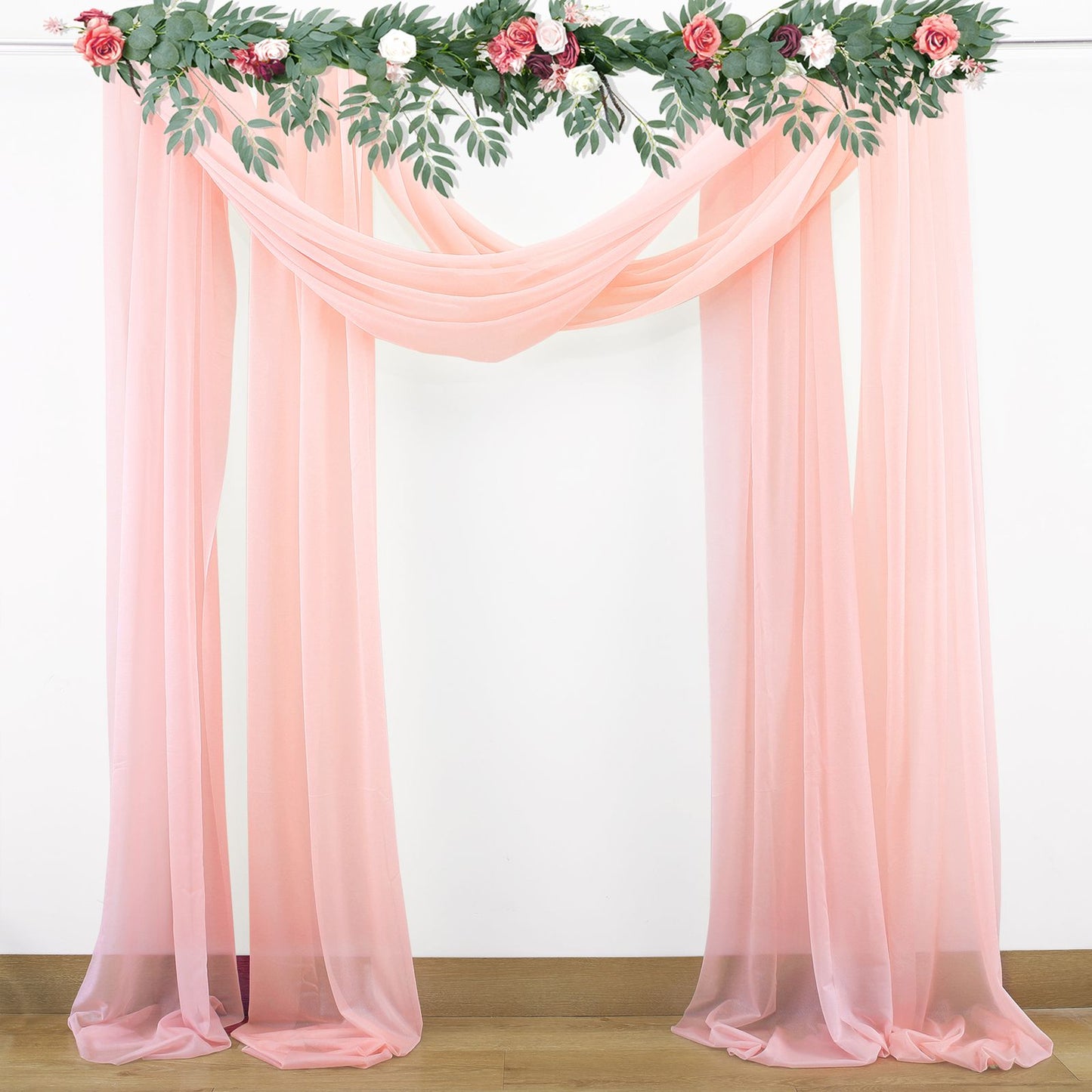 Wedding Arch Chiffon Fabric Drapery Wedding Drapery Arch Decoration Wedding Decor V1294-YM0512-221102YF34-3