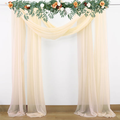 Wedding Arch Chiffon Fabric Drapery Wedding Drapery Arch Decoration Wedding Decor V1294-YM0512-221102YF34-3