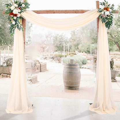 Wedding Arch Chiffon Fabric Drapery Wedding Drapery Arch Decoration Wedding Decor V1294-YM0512-221102YF34-3
