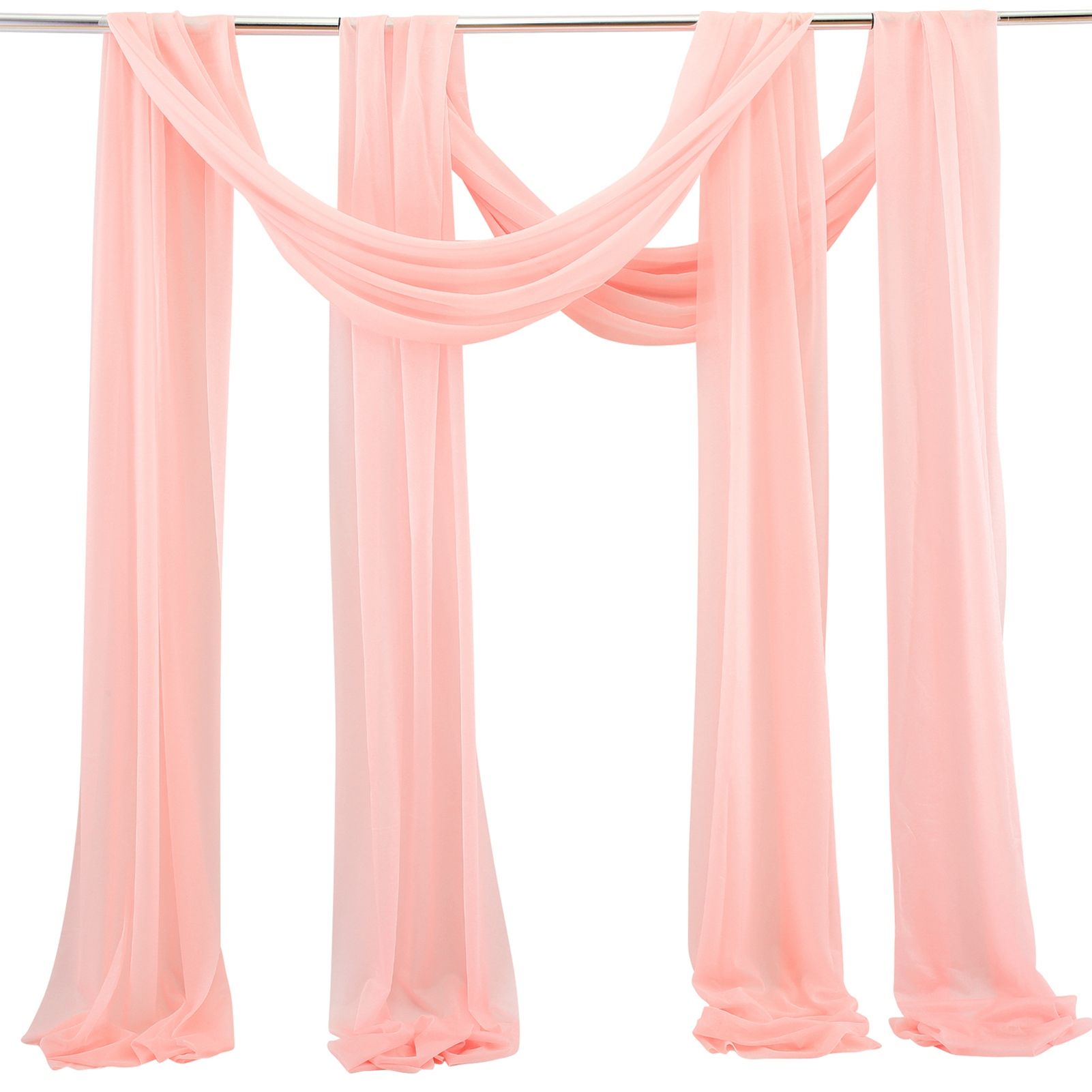 Wedding Arch Chiffon Fabric Drapery Wedding Drapery Arch Decoration Wedding Decor V1294-YM0512-221102YF34-4