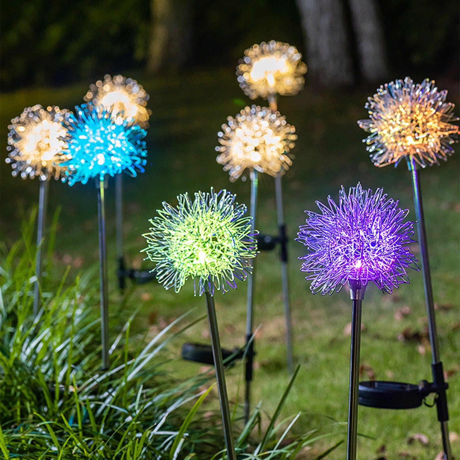 Solar Garden Light Outdoor Dandelion Garden Balcony Decoration Layout Inserted Lawn Lights V1294-YM0512-221105FB02-1