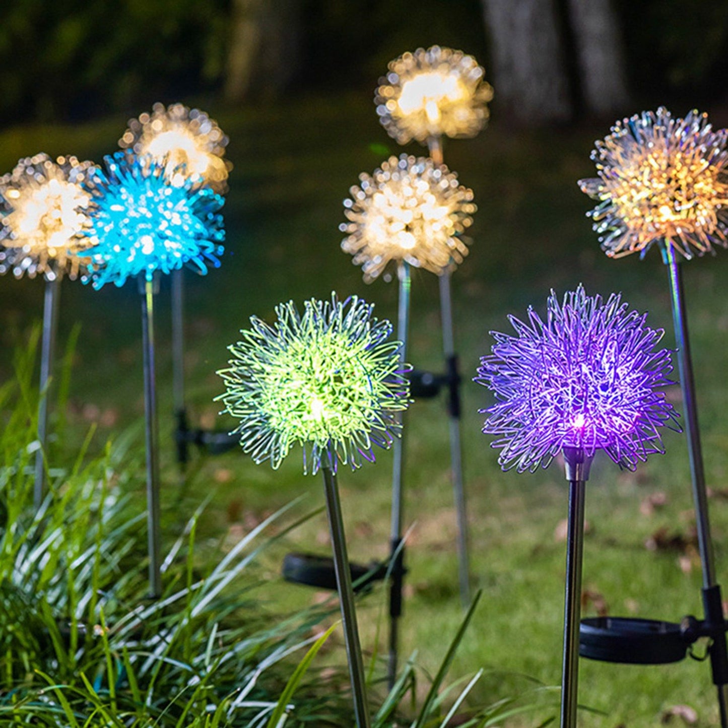 Solar Garden Light Outdoor Dandelion Garden Balcony Decoration Layout Inserted Lawn Lights V1294-YM0512-221105FB02-1