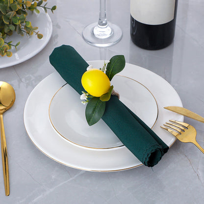 Simulation Lemon Napkin Ring Napkin Ring Holder Furniture Restaurant Table Decoration V1294-YM0512-221114DJ0150