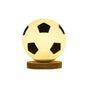 Soccer Remote Control LED Night Light Solid Wood Glass Small Table Lamp Remote Dimming Bedside Bedroom Study V1294-YM0512-221121SU01-1