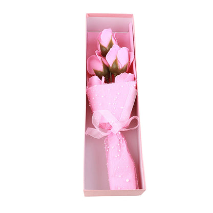 Simulation Soap Flowers Eve Mother's Day Gift Box Soap Roses Flowers Box V1294-YM0512-221129LD03-2