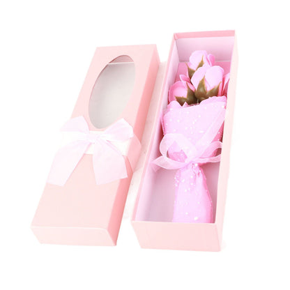 Simulation Soap Flowers Eve Mother's Day Gift Box Soap Roses Flowers Box V1294-YM0512-221129LD03-2