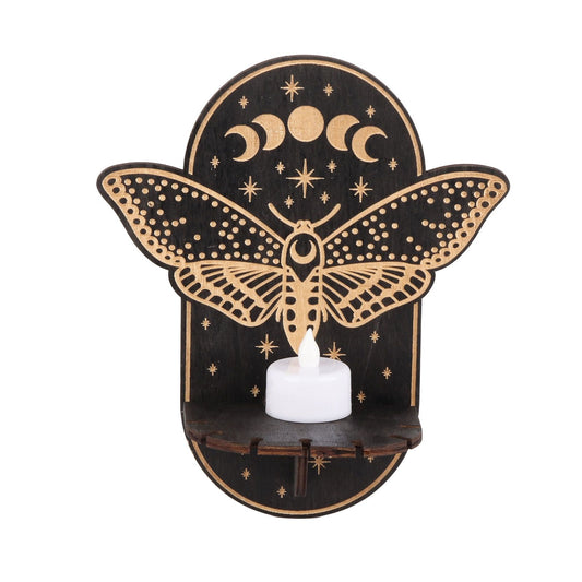 Wooden Candle Holder Hanging Decoration LED Animal Candlestick Crystal Display Stand for Meditation Home Decor V1294-YM0512-221202SM01-5