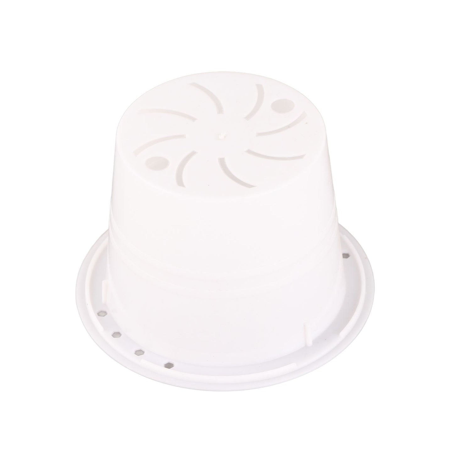 Automatic Water Absorbing Transparent Pot Creative Round Office Desktop Green Plant Hydroponic Plastic Flower V1294-YM0512-221209HR02-2