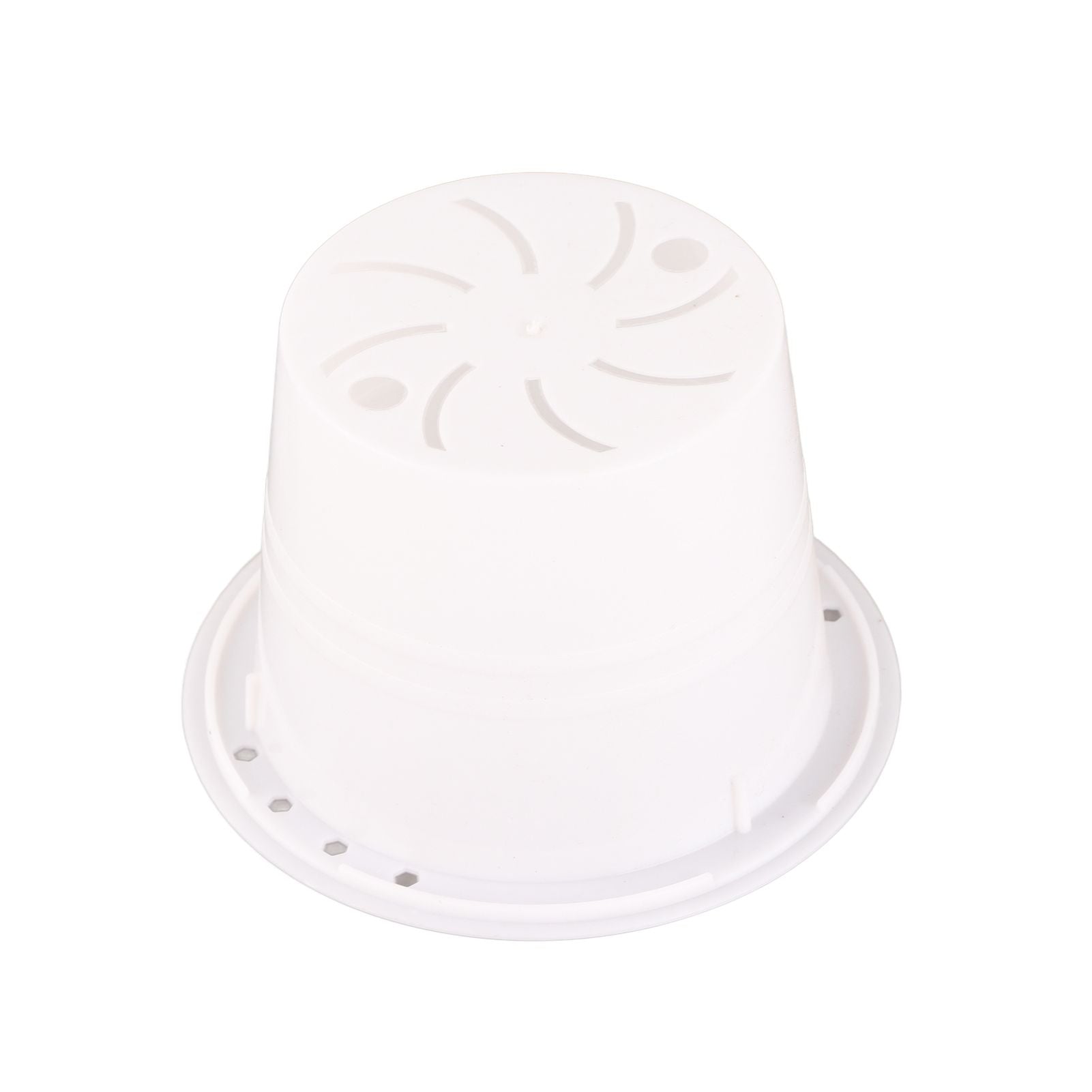 Automatic Water Absorbing Transparent Pot Creative Round Office Desktop Green Plant Hydroponic Plastic Flower V1294-YM0512-221209HR02-2