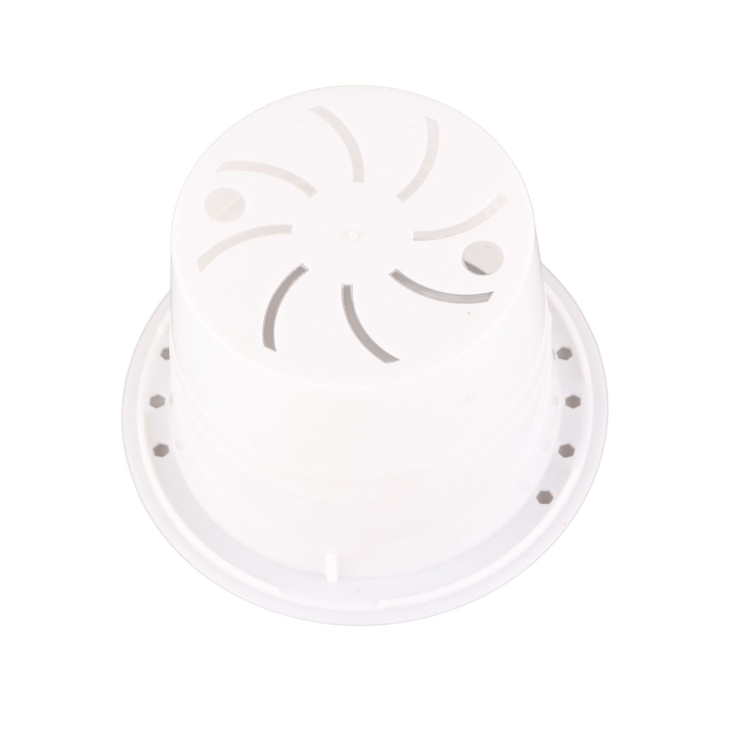 Automatic Water Absorbing Transparent Pot Creative Round Office Desktop Green Plant Hydroponic Plastic Flower V1294-YM0512-221209HR02-2