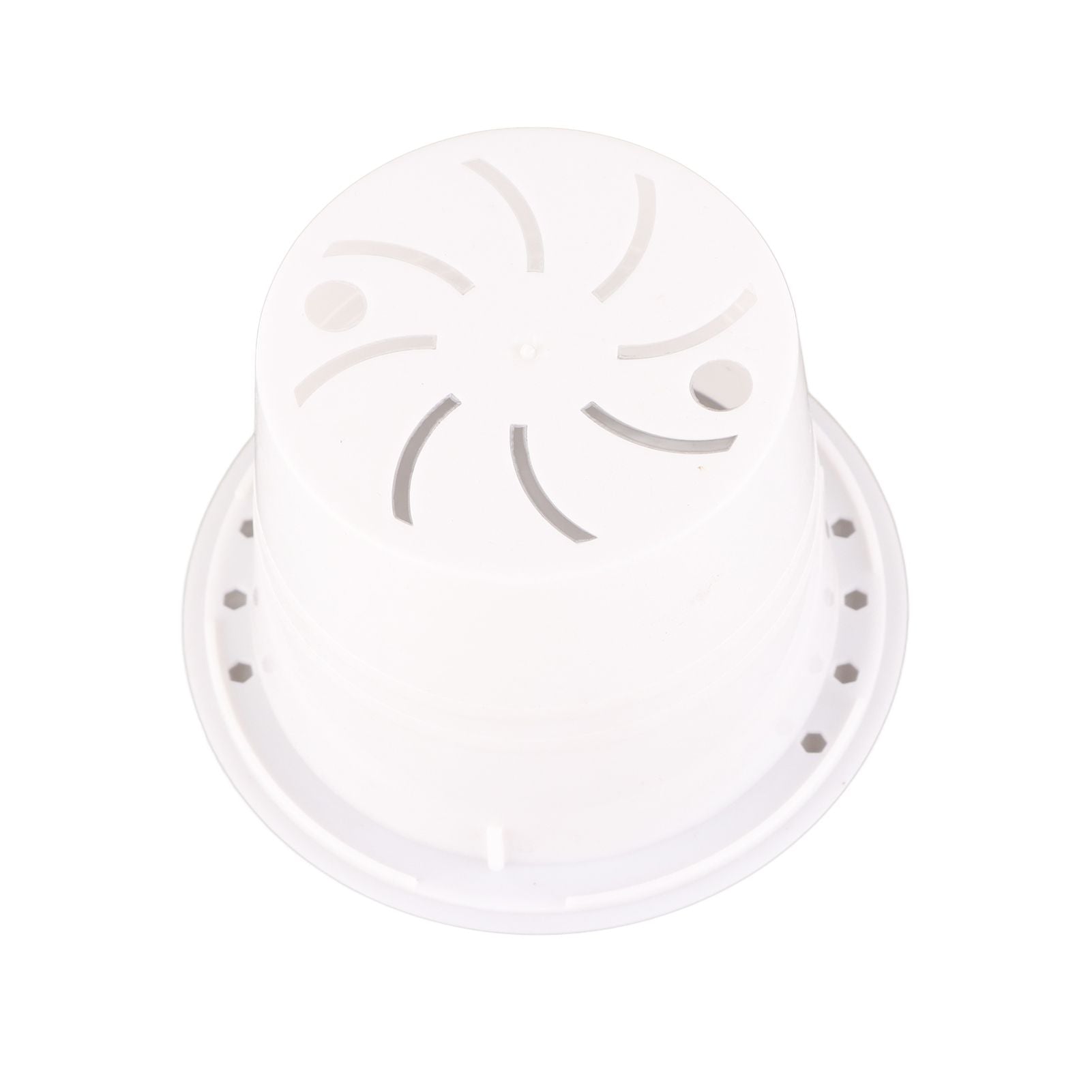 Automatic Water Absorbing Transparent Pot Creative Round Office Desktop Green Plant Hydroponic Plastic Flower V1294-YM0512-221209HR02-2