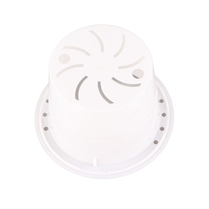 Automatic Water Absorbing Transparent Pot Creative Round Office Desktop Green Plant Hydroponic Plastic Flower V1294-YM0512-221209HR02-2