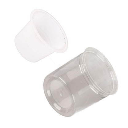Automatic Water Absorbing Transparent Pot Creative Round Office Desktop Green Plant Hydroponic Plastic Flower V1294-YM0512-221209HR02-2