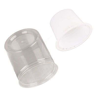 Automatic Water Absorbing Transparent Pot Creative Round Office Desktop Green Plant Hydroponic Plastic Flower V1294-YM0512-221209HR02-2