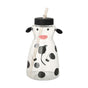 600MLCreative Glass Straw Cup Cow Shape Glass Cup with Straw V1294-YM0512-230316HR48