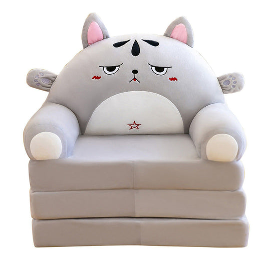 2 in 1 Foldable Children's Sofa Cushion Plush Sofa Cute Sofa Chair for Children V1294-YM0512-230317GW01-2