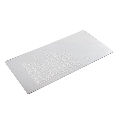LED Affirmation Mirror Acrylic Mirror USB Mirror Inspirational Mirror Versatile Decor V1294-YM0512-230322WD02-1