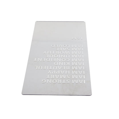 LED Affirmation Mirror Acrylic Mirror USB Mirror Inspirational Mirror Versatile Decor V1294-YM0512-230322WD02-1