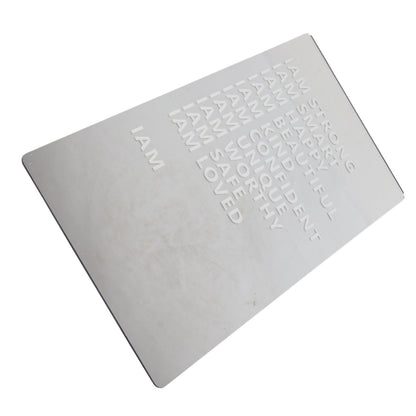 LED Affirmation Mirror Acrylic Mirror USB Mirror Inspirational Mirror Versatile Decor V1294-YM0512-230322WD02-1