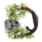 Creative Front Door Wreath with Bow 26 Letter Garden Outdoor Decorative Wreath V1294-YM0512-230329HR68-10