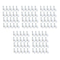 100 PCS 5mm Steel Nail Line Clip Round Cable Fixing Clips for Wall Mounted Cord Management V1294-YM0512-3111220272011