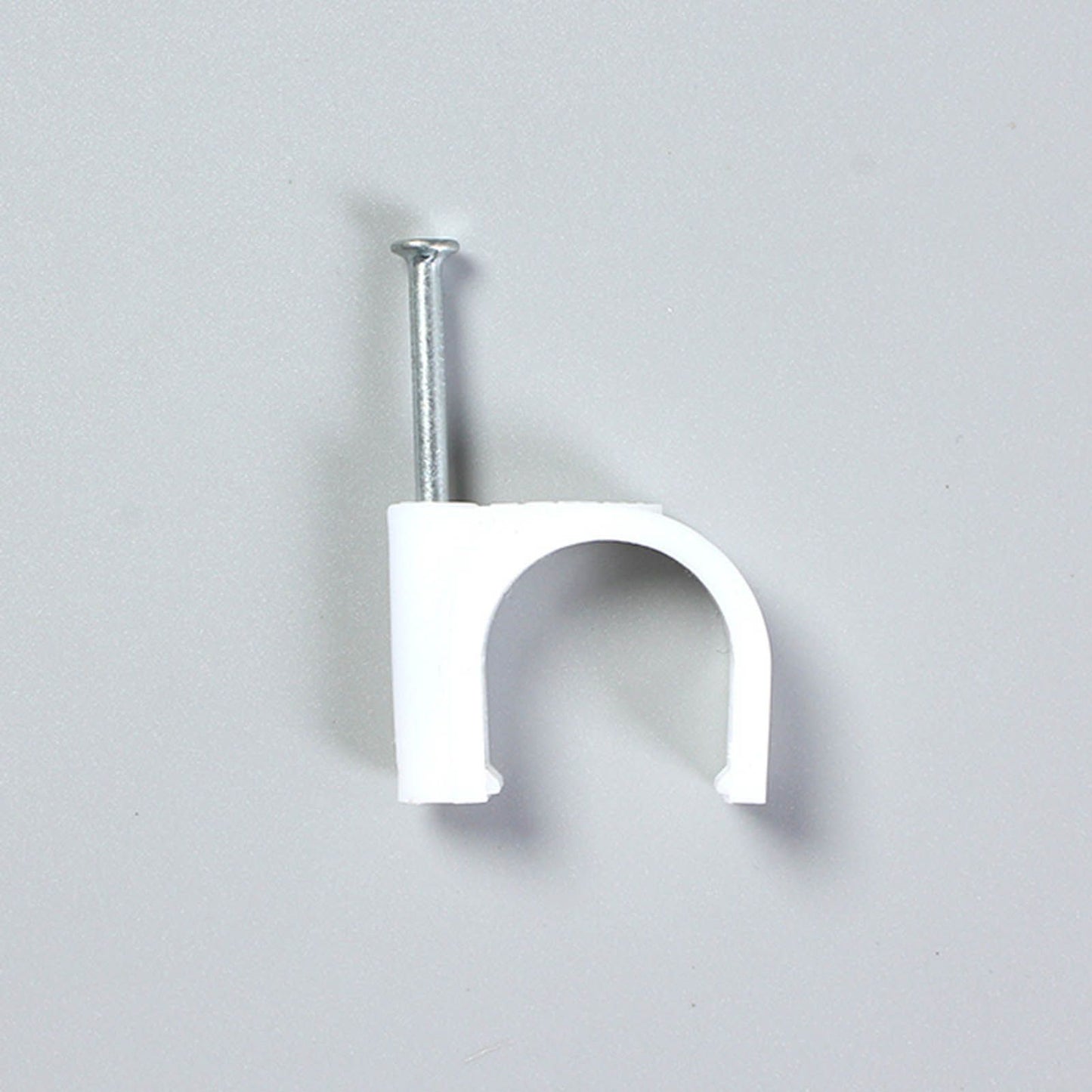 100 PCS 5mm Steel Nail Line Clip Round Cable Fixing Clips for Wall Mounted Cord Management V1294-YM0512-3111220272011