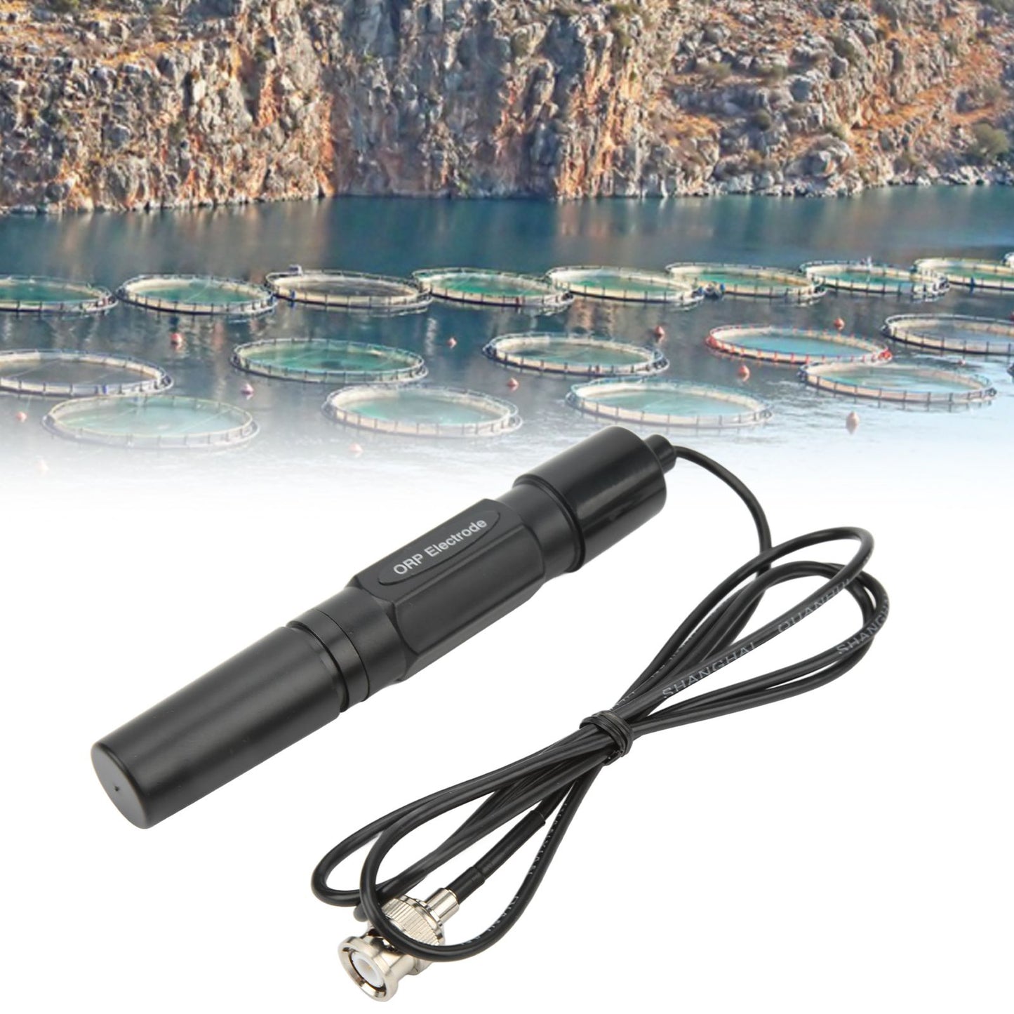 ORP 201H Probe Electrode Replaceable BNC Socket Probe for ORP Tester Meter Controller 1.2M V1294-YM0512-3111220272111