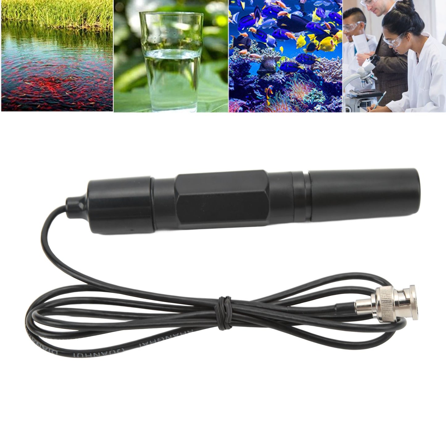 ORP 201H Probe Electrode Replaceable BNC Socket Probe for ORP Tester Meter Controller 1.2M V1294-YM0512-3111220272111