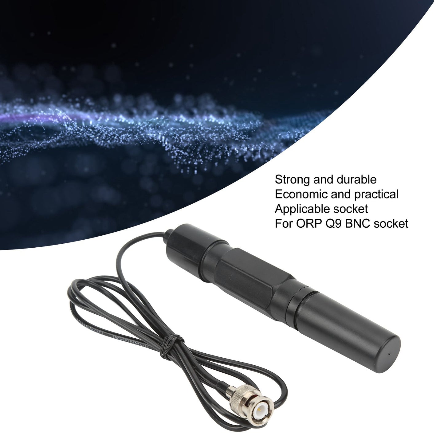 ORP 201H Probe Electrode Replaceable BNC Socket Probe for ORP Tester Meter Controller 1.2M V1294-YM0512-3111220272111