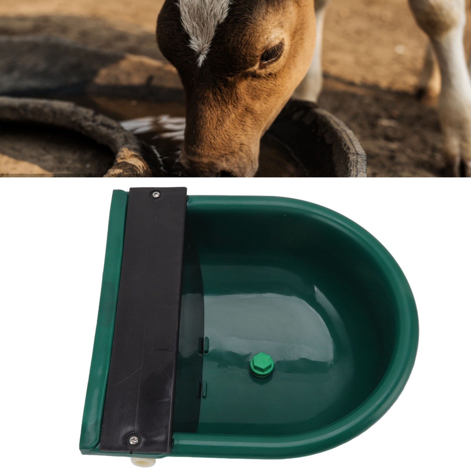 Automatic Livestock Drinking Bowl Plastic Thickened Drink Sink for Cat Sheep Dog Cattle V1294-YM0512-3111220281211