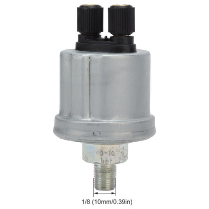 10Bar Oil Pressure Sensor Stainless Steel Engine Oil Pressure Sensor Replacement for Large Trucks Excavators V1294-YM0512-3111220282111