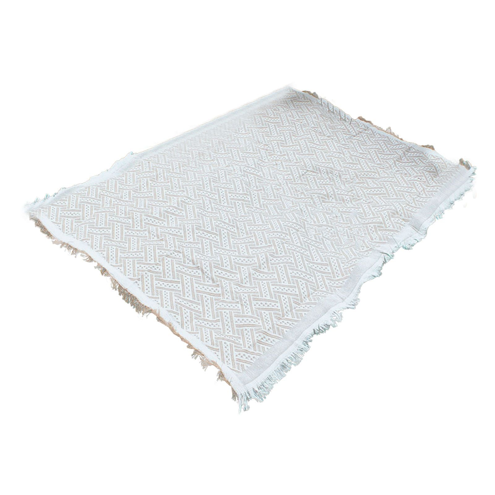 Outdoor Picnic Blanket with Fringe Cotton Soft Comfortable Simple Style for Camping Beach 180x130 V1294-YM0512-3111220282212