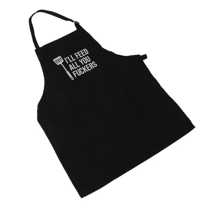 Men Funny Apron Chef Bib Apron with 3 Pockets Adjustable Neck Strap for Kitchen Cooking BBQ Baking Husband V1294-YM0512-3111220282711