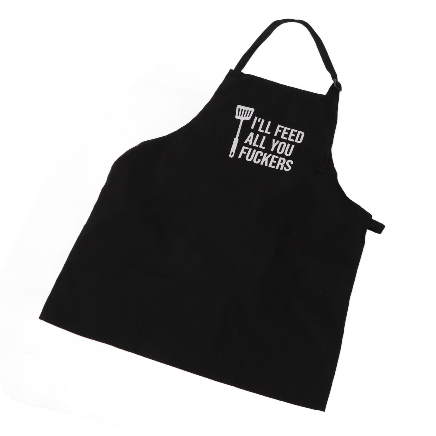 Men Funny Apron Chef Bib Apron with 3 Pockets Adjustable Neck Strap for Kitchen Cooking BBQ Baking Husband V1294-YM0512-3111220282711