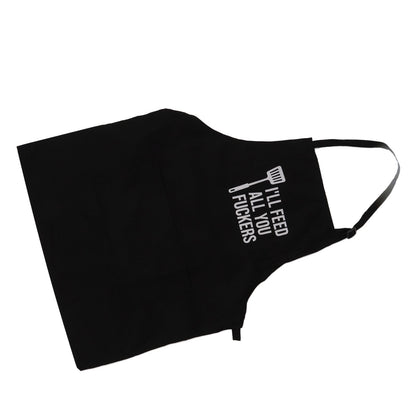 Men Funny Apron Chef Bib Apron with 3 Pockets Adjustable Neck Strap for Kitchen Cooking BBQ Baking Husband V1294-YM0512-3111220282711