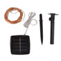 LED Solar String Lights IP44 Waterproof Heatproof Solar Powered Copper Wire Lights for Outdoor Garden Balcony V1294-YM0512-3111220283711