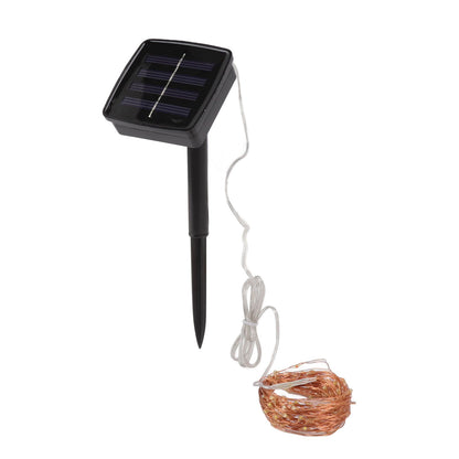 LED Solar String Lights IP44 Waterproof Heatproof Solar Powered Copper Wire Lights for Outdoor Garden Balcony V1294-YM0512-3111220283711