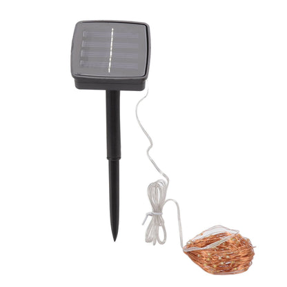 LED Solar String Lights IP44 Waterproof Heatproof Solar Powered Copper Wire Lights for Outdoor Garden Balcony V1294-YM0512-3111220283711