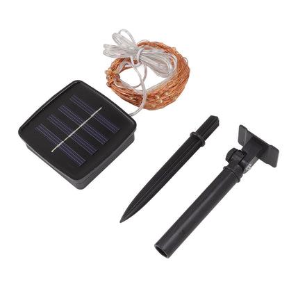 LED Solar String Lights IP44 Waterproof Heatproof Solar Powered Copper Wire Lights for Outdoor Garden Balcony V1294-YM0512-3111220283711