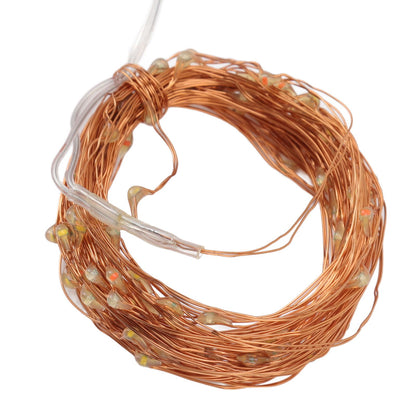 LED Solar String Lights IP44 Waterproof Heatproof Solar Powered Copper Wire Lights for Outdoor Garden Balcony V1294-YM0512-3111220283711